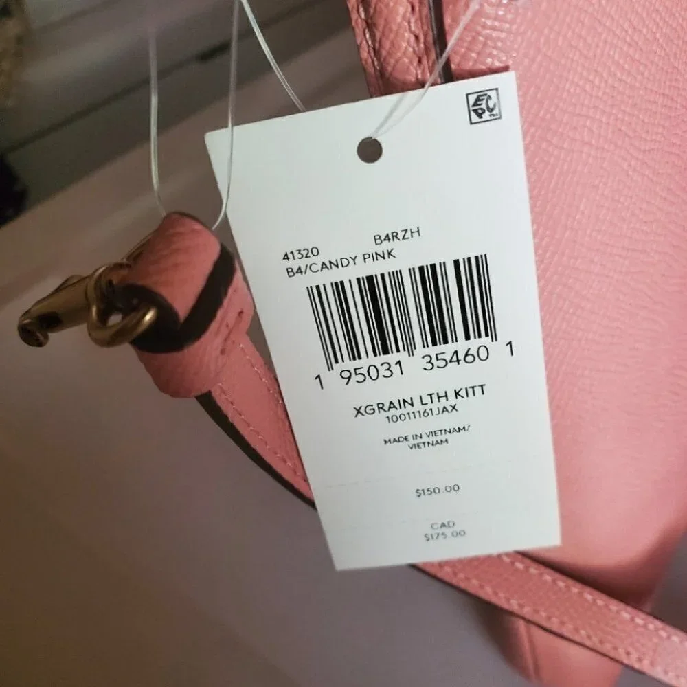 Coach crossbody peach - Picture 6 of 8